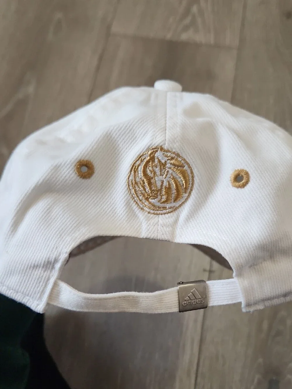 adidas x NBA Dallas Mavericks White Corduroy Sequin Hat Cap 100% Cotton